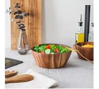 Saladier - Home Deco Factory - Acacia - ø20 Cm - Marron