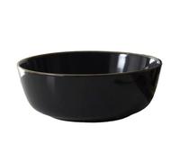 Saladier - Home Deco Factory - Noir Et Or - Chic - D25 Cm