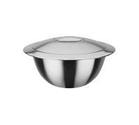 GSW – Saladier isotherme Design – 26 cm – Double paroi – Acier inoxydable gris