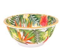 Saladier profond fleurs exotiques 25 cm