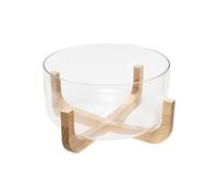 - Saladier Rond en Verre "Arha" 28cm Transparent