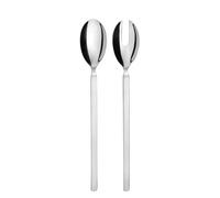 Alessi Couverts à salade 4180/14 Dry – Acier inoxydable 18/10 Brillant, manche satiné