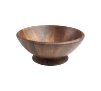Saladier sur pied 25 cm en acacia