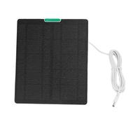 SALALIS Chargeur de Panneau Solaire 10W Haute efficacité pour Caméra de sécurité en Anneau, Conception ETFE Robuste, Installation Facile, 1 unité (Blanche)