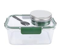SALALIS Récipient à Salade Réutilisable avec Tasse à Vinaigrette, Pratique pour le Travail, la Salle de Sport, 1 X Récipient, 1 X cuillère.