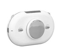 SALALIS Ventilateur de Cou Portable USB, Ventilateur de Collier avec Force du Vent Réglable pour une Utilisation Intérieure et Extérieure (Blanche)