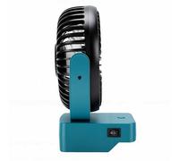 SALALIS Ventilateur sans Fil Portable avec Moteur sans Balais, Vitesse Réglable pour Atelier de Camping en Plein Air, Conception ABS Durable