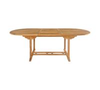 Salamanca Table de jardin avec extension supplémentaire, en teck.