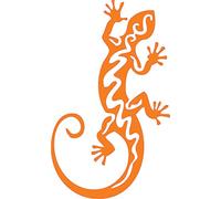 Salamandre lézard autocollant sticker couleur (Orange, 12 cm)