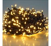 SALCAR 10 m Guirlande Lumière Etanche, Chaîne de Lumière Noël, Lumineuse Led avec 8 Modes dans Salon Jardin pour Mariage Anniversaire Party Fête