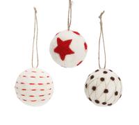 SALCAR Boules de Noël, Ø 6 cm, lot de 6