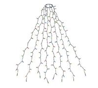 SALCAR Guirlande Lumineuse 280 LEDs pour Sapin de Noêl, 1,5m x 8 exterieur Etanche Guirlande LED Sapin Décoration pour Décoration Maison, Fête, Noël, Soirée, Mariage, Jardin - Coloré