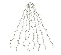 SALCAR Guirlande Lumineuse 280 LEDs pour Sapin de Noêl, 1,5m x 8 exterieur Etanche Guirlande LED Sapin Décoration (1-2,3m sapin) pour Décoration Maison, Fête, Noël, Soirée, Mariage, Jardin
