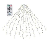 SALCAR Guirlande Lumineuse 420 LEDs pour Sapin de Noêl avec Télécommande, 2m x 12 exterieur Etanche Guirlande LED Sapin Décoration (1,5-2,4m sapin) pour Décoration Noël, Fête, Jardin