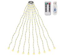 SALCAR Guirlande Sapin Lumineuse 200 LEDs de Noël, Guirlande LED Sapin Décoration (1,3-2,8m sapin) pour Décoration Maison, Fête, Noël, Soirée, Mariage, Jardin