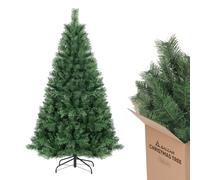 SALCAR Sapin de Noël Artificiel 120cm, Arbre de Noel avec 279 Pointes de Branche, Gants et Pieds de Sapin de Noël en Métal, Lgnifuge, Assemblage Rapide