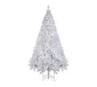 SALCAR Sapin de Noël Artificiel Blanc 180cm, Arbre de Noel Enneigées avec 735 Pointes de Branche, Gants et Pieds de Sapin de Noël en Métal, Lgnifuge, Assemblage Rapide