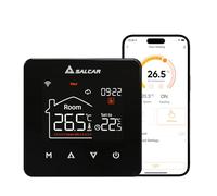 SALCAR Thermostat WiFi Intelligent pour Chauffage au Sol électrique Tuya Programmable Thermostat d'ambiance Chauffage au Sol Régulateur de température 230 V avec écran LCD numérique V4W.716 16 A