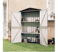 ""SALE 2024"" Abri de jardin JMS - Armoire extérieur Marron 116x45x175 cm Acier galvanisé 123,72,Kg