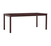 ""SALE 2024"" Table de salle à manger - JMS - Marron Table à manger Marron foncé 180x90x73cm - Bois de pin ABHT 7639972