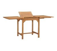 ""SALE 2024"" Table extensible de jardin - JMS - (110-160)x80x75 cm Teck solide 157,39,Kg