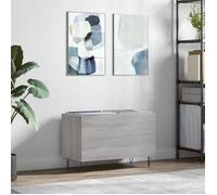 ""SALE 2025""Armoire à disques - Buffet de rangement - Sonoma gris - 74,5x38x48 cm - bois d'ingénierie,15,22 Kg 3516