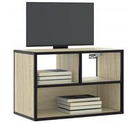 ""SALE 2025""Armoire Basse Télé - Meuble TV - Chêne sonoma - 60x31x39,5 cm - bois d'ingénierie et métal,12 Kg 6794