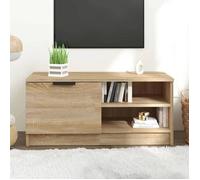 ""SALE 2025""Armoire Basse Télé - Meuble TV - Chêne sonoma - 80x35x36,5 cm - bois d'ingénierie,15,86 Kg 4292