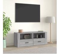 ""SALE 2025""Armoire Basse Télé - Meuble TV - Sonoma gris - 100x35x40 cm - bois d'ingénierie,25 Kg 3604