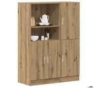 ""SALE 2025""Armoire de cuisine multi-rangement - Ensemble d'armoires de cuisine - Lot de 2 - chêne artisanal,54,1 Kg 6133