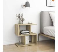 ""SALE 2025""Armoire de Nuit suspendues - Tables de chevet - Lot de 2 - Chêne sonoma - 50x30x51 5cm bois ingénierie 17 Kg 4773