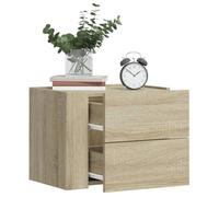 ""SALE 2025""Armoire de Nuit suspendues - Tables de chevet murales - Lot de 2 - Chêne sonoma - 45x30x35 cm 24 15 Kg 2062