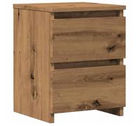 ""SALE 2025""Armoire de Nuit - Table de chevet chêne artisanal 30x30x40 cm - bois d'ingénierie,7,75 Kg 9421