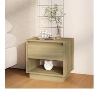 ""SALE 2025""Armoire de Nuit - Table de chevet - Chêne sonoma - 45x34x44 cm - bois d'ingénierie,10,18 Kg 4211