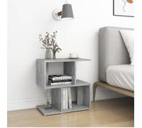 ""SALE 2025""Armoire de Nuit - Table de chevet - Gris béton - 50x30x51,5 cm - bois d'ingénierie,9,39 Kg 8031
