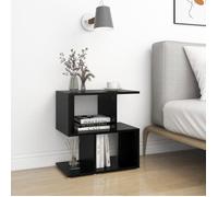 ""SALE 2025""Armoire de Nuit - Table de chevet noir 50x30x51,5 cm - bois d'ingénierie,9,11 Kg 6740
