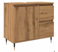 ""SALE 2025""Armoire WC suspendue avec miroir MOOD - Armoire de salle de bain chêne artisanal - bois d'ingénierie Chill690307