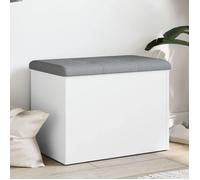 ""SALE 2025""Banc du couloir - Banc de rangement - blanc 62x42x45 cm - bois d'ingénierie,16,12 Kg 8962