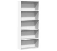 ""SALE 2025""Bibliothèque Moderne - Colonne Étagère blanc 80x30x189 cm - bois d'ingénierie,31,6 Kg 9610
