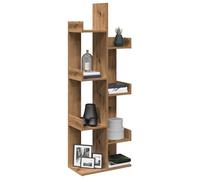 ""SALE 2025""Bibliothèque Moderne - Colonne Étagère chêne artisanal 48x25,5x140 cm - bois d'ingénierie,13,5 Kg 1390