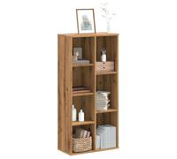 ""SALE 2025""Bibliothèque Moderne - Colonne Étagère chêne artisanal 50x25x105 cm - bois d'ingénierie,16,4 Kg 9650