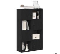 ""SALE 2025""Bibliothèque Moderne - Colonne Étagère chêne noir 60x24x101,5 cm - bois d'ingénierie,20,6 Kg 6881
