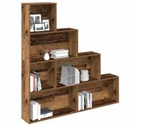 ""SALE 2025""Bibliothèque Moderne - Colonne Étagère - vieux bois - 157x24x160 cm - bois d'ingénierie,28,7 Kg 7310