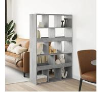 ""SALE 2025""Bibliothèque Moderne - Étagère Cloison de séparation - Gris béton - bois d'ingénierie,44 Kg 9892