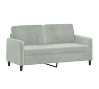 ""SALE 2025""Canapé à 2 places - Canapé 158 x 77 x 80 cm - Gris clair - 140 cm Velours Chill506773
