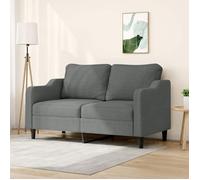 ""SALE 2025""Canapé fixe - Canapé à 2 places - gris foncé - 140 cm Tissu - 158x77x80 cm 24 4 Kg 1647