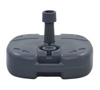 ""SALE 2025""Dalle de Parasol VIDAXL - Socle de parasol portable Gris Rempli de sable-eau chill494441