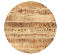 ""SALE 2025""Dessus de table Bois de manguier solide Rond 15-16 mm 80 cm,7,18 Kg 9734