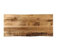 ""SALE 2025""Dessus de table bord vivant 80x40x2,5 cm - Bois de manguier brut,6,66 Kg 7645