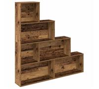 ""SALE 2025""Étagère à échelle sur Pied/Bibliothèque - MOOD - vieux bois - 157x24x160 cm - Bois d'ingénierie Chill3345536